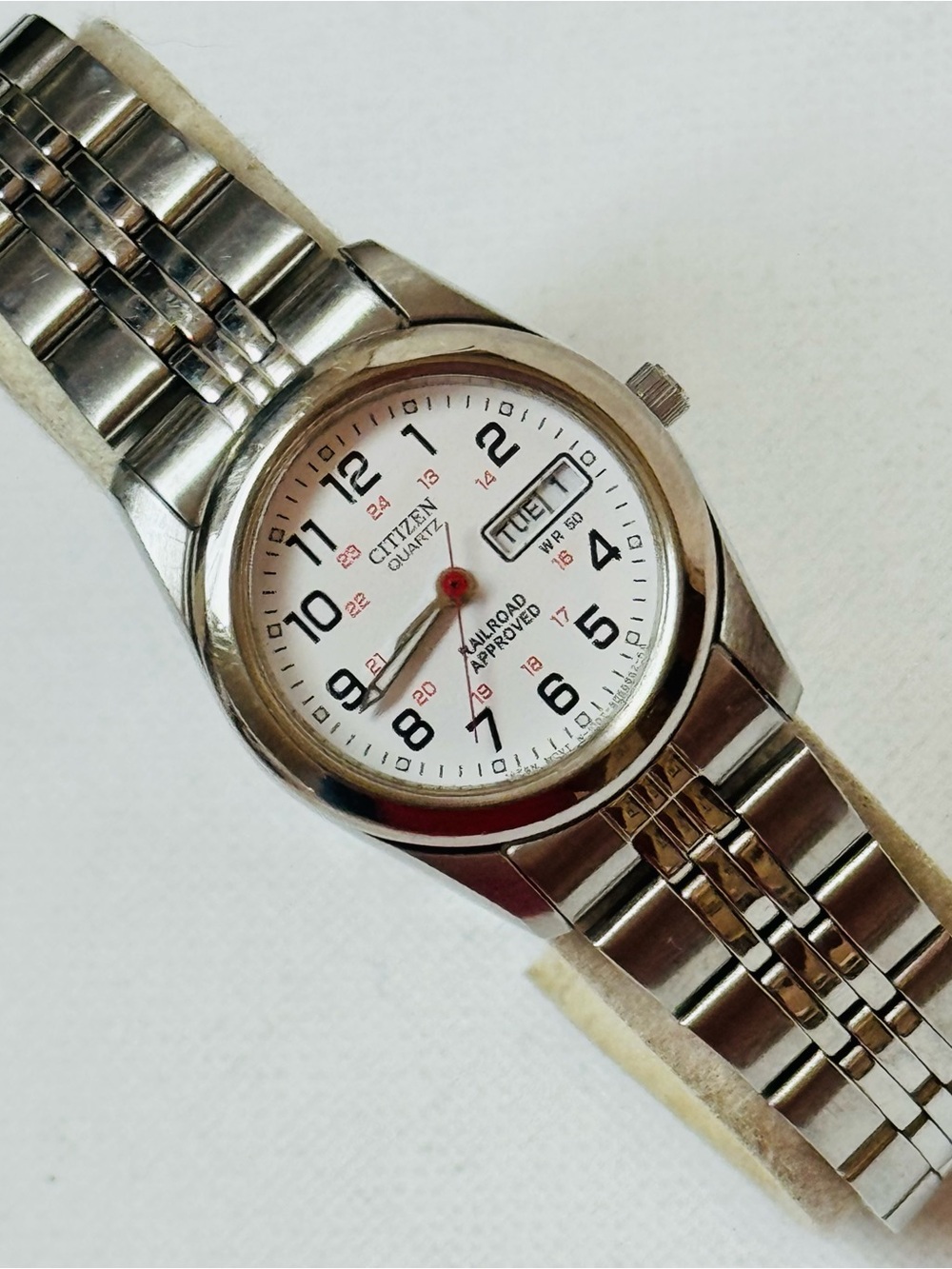 Vintage Citizen 25mm Railroad Approved Women's Stainless Watch 1002-S029317